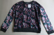 TEZENIS bluzka bluza dresowa kwiaty floral tiul jackpot desigual 40 L