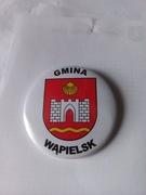 Herb gmina Wąpielsk przypinka pin odznaka wpinka button