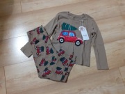 Pizama dziecieca sinsay 116cm samochód swiateczny  bawełniana 