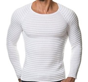 Męski sweter dzianinowy casual sportowy 