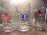 KUFLE 1 L VILLACHER,PAULANER,TYSKIE  3 SZTUKI