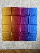 Duża jedwabna apaszka chusta 100% jedwab