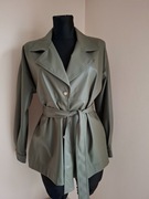 marynarka żakiet ecoskóra CAMEL 36 nowa 