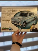 Harry Potter Puzzle 3D - latające auto FLYING FORD - 130 części
