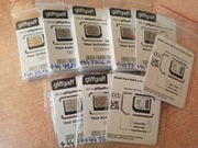 Karta SIM giffgaff  BEZ REJESTRACJI z numerem bezpłatne sms przychodzące