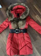 Kurtka płaszcz S naturalny jenot puch i pierze 