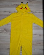 37^ pokemon pikachu strój przebranie piżama 9/10 Lat_ 134/140