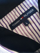 TOMMY HILFIGER_ KOSZULA W PASKI , KRÓTKI RĘKAW __IDEALNA__    M/L