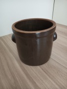 Garnek beczka do kiszenia gliniany kamionkowy Bolesławiec PRL