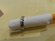 srebrny pierścionek fi 16