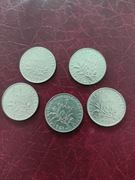 Francja 1 frank 1960, 61, 70, 72,:78
