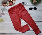 Leginsy dziewczęce skajkowe 164