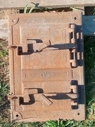 Żeliwne drzwiczki do pieca kaflowego