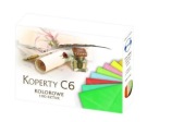 koperty kolorowe C6 opakowanie 100 sztuk