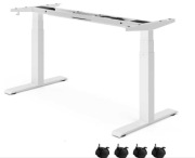 VASAGLE LSDO20W01 elektryczny stelaz biurka z regulacja wysokosci