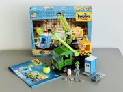 Cobi Pingwiny z Madagaskaru Swing & Smash Crane 26230 ciężarówka