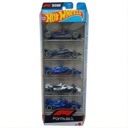 Zestaw 5 aut F1 Hot Wheels Formuła 1 2025 5-pak JKG12