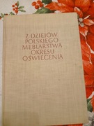 Z dziejów polskiego meblarstwa okresu oświecenia