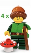 4x Lego seria 22 figurka Leśny elf Minifigures