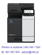 NOWE Ksero druk skan kolor laser A4 KM Bizhub c3321i