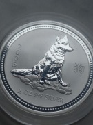 Moneta Lunar I Rok psa 2006 2 oz uncje Dog 2$ 1 srebro perth mint