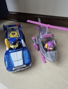 Pojazd psi patrol mighty movie skye chase zestaw 2w1 pojazdy figurki d