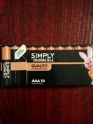 Baterie duracel AAA 10szt 