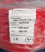 Lgy 6 mm2 - 67 mb, czerwoy kolor