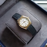 Damski zegarek pozłacany Roamer Anfibio Quartz Swiss Made. Retro Vintage.