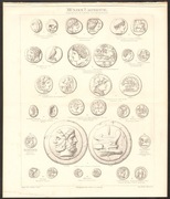 STARE MONETY 1 litografia z 1888 r