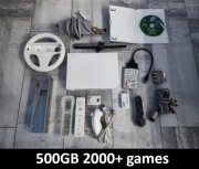 Nintendo Wii MOD 2026 500GB Nes Snes GBA NeoGeo MD N64 PSX GC ScummVM!