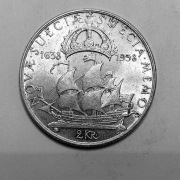 Szwecja 2 korony 1938r. - srebro 