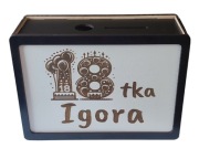 Skarbonka, 18stka, urodziny, prezent, personalizacja gratis 