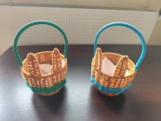 Koszyczek wielkanocny na święconkę wiklinowy