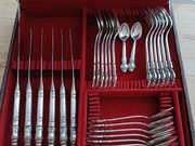 SZTUĆCE SREBRZONE CESARZOWA ROSJA KOMPLET 30szt