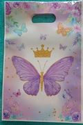 Torebki na cukierki w motylki 25 szt 