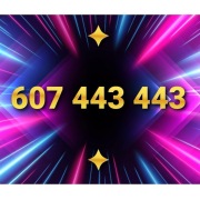 Złoty numer ____ 607 443 443 ____ Platynowy - ViP