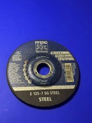 Tarcza do szlifowania metalu 125x7,2x22,23 SG STEEL wypukła Pferd 62212626