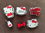 Przypinki do butów crocs hello kitty kotki 6sztuk 