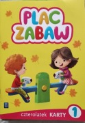 2 Książki kartami pracy, ćw Plac zabaw cz. 1 i 2