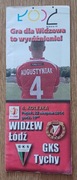 Program meczowy Widzew:GKS Tychy 