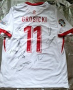 10 AUTOGRAFÓW autograf koszulka Kamil Grosicki Euro 2024