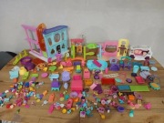 Little Pet Shop ogromna ilość domków poajzdów i akcesorii