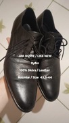 Ryłko  Męskie eleganckie półbuty z miękkiej skóry, 100% Skóra, Roz. 43,5-44