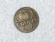 Moneta 5 GR GROSZY 1931 
