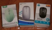 3x Myszki bezprzewodowe MIX USB Bluetooth 2.4G Akumulator
