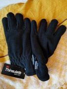 Rękawiczki czarne, polar