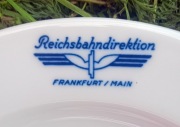 Talerz Reichsbahndirektion Frankfurt am Main lata 30-ste XX wieku