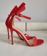 Szpilki Gianvito Rossi koralowo-czerwone 