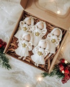 Aniołki makrama ozdoby świąteczne 